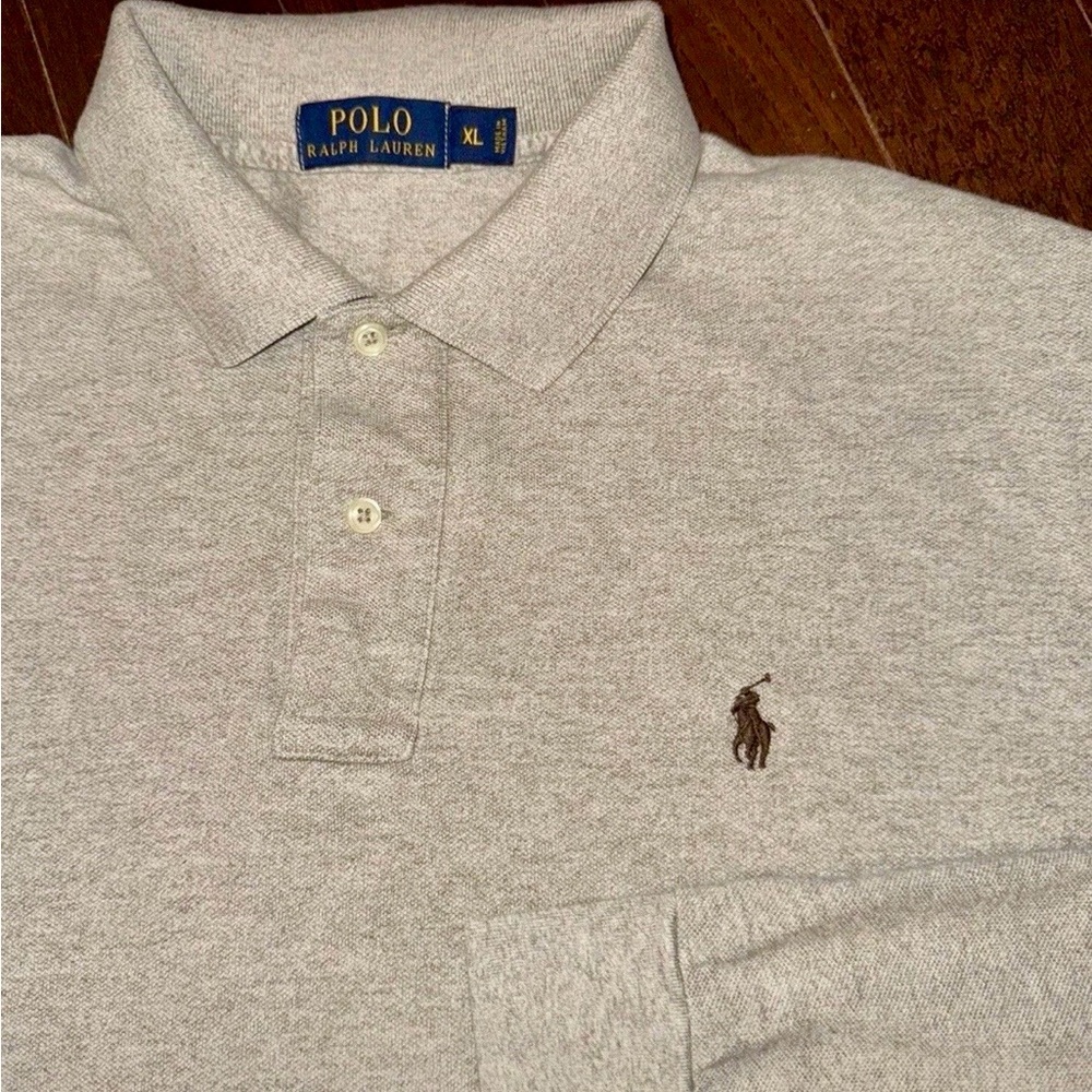 Polo Ralph Lauren Shirt Mens XL Long Sleeve Pullover Classic Pony Cotton Preppy